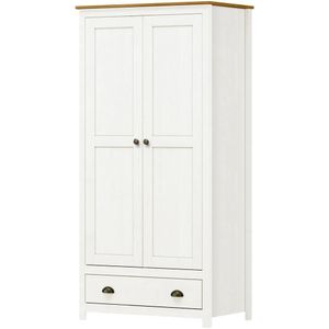 Armario 2 Pt 1 Gv Madeira Maciça 91 Cm 9103 Branco Freijo Milani Store