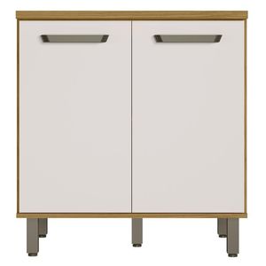 Balcao Com Tampo 2 Portas 80 Cm Cria J00148 Freijo Off White Pln Freijo Off White
