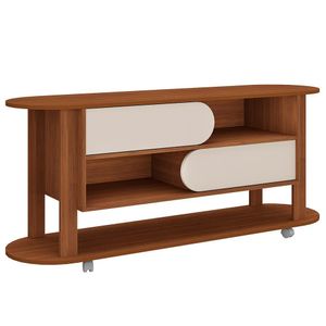 Rack Bancada Para Tv 65 Pol 150 Cm 4617 Cedro Off White Arly Cedro Off White