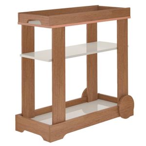 Carrinho Bar Com Rodizios 80 Cm 4659 Cinamomo Off White Arly Cinamomo Off White