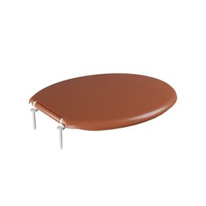 Assento Sanitário Plástico Astra Taj-as Slim Almofadado Caramelo