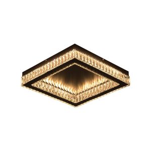 Plafon Skylight Diamond 3064 Preto Led Bivolt Preto-transparente