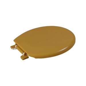Assento Sanitário Plástico Astra Tar-as Almofadado Reforçado Caramelo