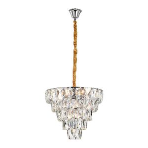 Lustre Pendente Skylight Nero 3101 Cromado E14 Bivolt Cromado-transparente