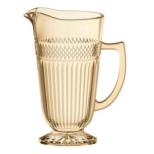 Jarra Com Pé Em Vidro Palace âmbar 1,2l L\'hermitage
