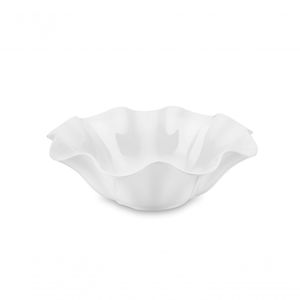 Saladeira Flower 39x39x13,5cm 5,6l Branco Haus Brinox 50901/003