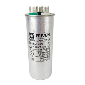 Capacitor 50uf + 1,5 Uf 440v Duplo - Friven Único