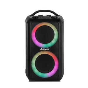 Caixa De Som Amplificada Amvox Bagvox Black Aca600 Preto Bivolt