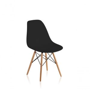 Cadeira De Design Charles Eames Preto