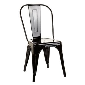 Cadeira De Design Linha Tolix Metal Preto