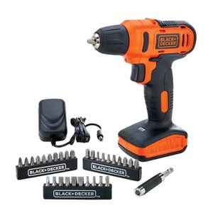 Parafusadeira 12v B&d Maleta 31 Acessórios Ld12sc-br