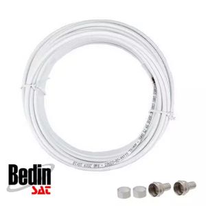 Kit Cabo Coaxial Rg59 67% 15mt - Bedinsat