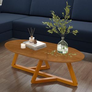 Mesa Oval De Centro Para Sala Miami Nature