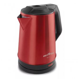 Chaleira Elétrica Britânia Bch12v Inox 1,9l Vermelho 220V