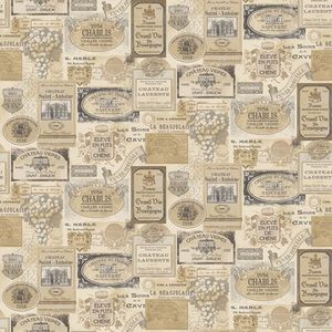 Papel De Parede Kitchen Recipes G12282 - Rolo 10m X 0,53m