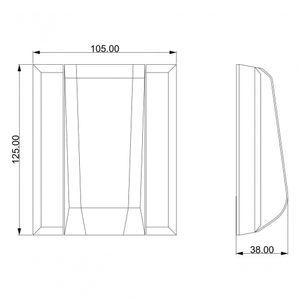 Kit 02 Und Tampa Válvula Descarga Compativel Deca E Docol Acabamento Metal