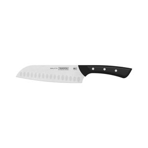 Faca Santoku Tramontina Solutta Com Lâmina Em Aço Inox E Cabo Em Policarbonato 7 Preto Tramontina