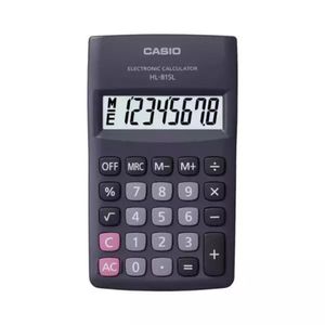 Calculadora De Bolso 8 Dígitos Preta Hl - 815l - Bk