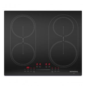 Cooktop Por Indução 4 Bocas Mondial Preto 7000W CTI-03 220V