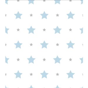 Papel De Parede Treboli Estrelas Azuis 5841 - Rolo 10m X 0,53m