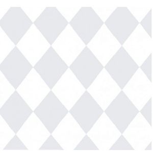 Papel De Parede Treboli Losangos Cinzas 5863 - Rolo 10m X 0,53m