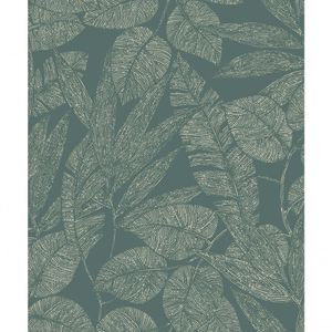 Papel De Parede Icon Folhagem Verde A69503