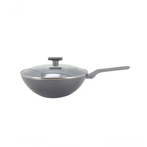 Wok Sartin Grafite Alumínio 28 Cm Mimo Style Ps28wg