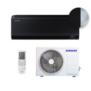 Ar Condicionado Split Hi Wall Inverter Windfree Connect Black Samsung 24000 BTUs Quente/Frio 220V Monofásico