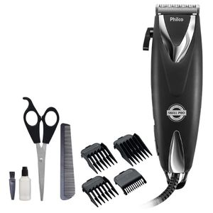 Máquina De Cortar Cabelo Skull Pro Chrome Philco 110V