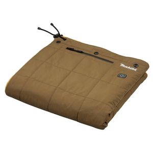 Manta Térmica Marrom A Bateria De Poliéster Ideal Para Frio Com 3 Níveis De Calor Dcb200b Makita