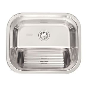 Tanque De Encaixe Tramontina Hera 34 L Em Aço Inox Polido 50x40 Cm
