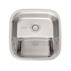 Tanque De Encaixe Tramontina Hera 25 L Em Aço Inox Polido 40x40 Cm