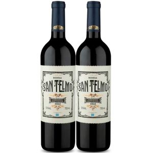 Kit 2 Garrafas Vinho Tinto San Telmo Cabernet Sauvignon 750ml
