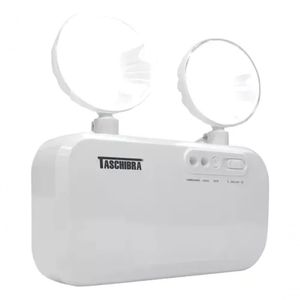 Luminária Emergência Bloco 2 Faróis 1200 Lúmens Taschibra