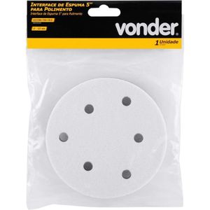 Interface De Espuma 5\'\' Fixa Fácil Para Polimento Vonder