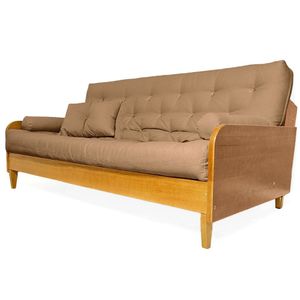 Sofá Cama Paris Acquablock Madeira Nobre Natural - Fendi
