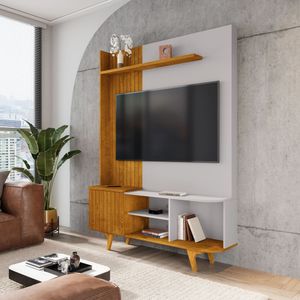 Painel Com Rack Corumbáu Para Tv De 55 Polegadas
