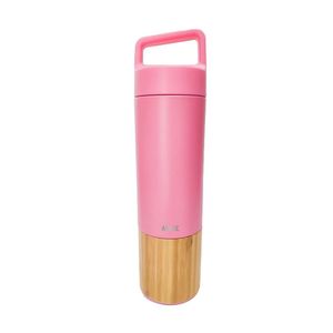 Garrafa Térmica Aduze Bamboo Rosa 550ml