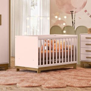 Berco Mini Cama Que Encanto Slim Rosa Acetinado