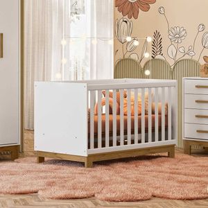 Berco Mini Cama Que Encanto Slim Branco Acetinado