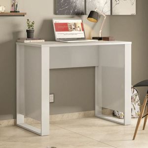 Mesa Para Computador Office Morada Branco Demóbile