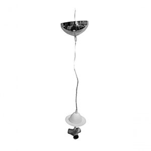 Canopla E Pendente Para Lustre E27 3 Luzes Cor Produto Cromado