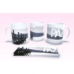 Caneca De Porcelana 325ml Decorada Frases Religiosas Estampa 31