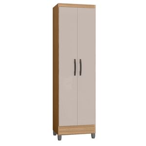 Armário Multiuso 52cm 2 Portas Muniz P11 Damasco/off White - Mpozenato