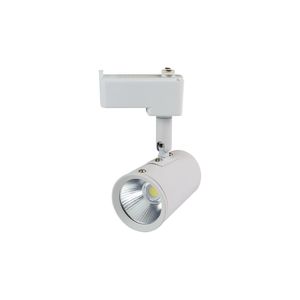 Spot De Trilho New Short Led 5w 1 Lâmpada - Estrutura Em Aço Pintura Epóxi Branco