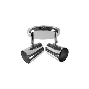 Spot De Sobrepor New Short - 2 Luzes Gu10 50w Cromado