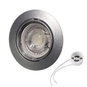 Spot De Embutir Redondo Aço Escovado 1w Led Voltagem 220V