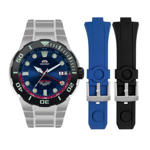 Relógio Orient Automático Seatech Gmt Nh3tt001 D1gx Titanium