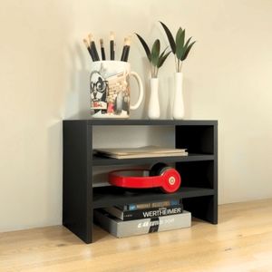 Escaninho Organizador De Mesa Preto30x20x43cm