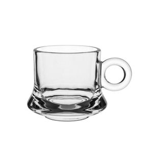 Jogo 12 XícarasDe Café Caneca Vidro Robusta Lisa 85ml Em Casa Tem